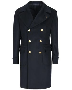 Tagliatore Manteau À Boutonnière Croisée - Blue