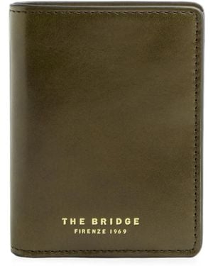 The Bridge Portefeuille En Cuir - Green