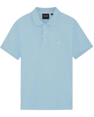 Lyle & Scott Polo À Logo Brodé - Blue