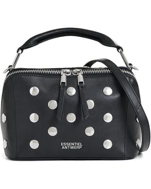 Essentiel Antwerp Bolso de hombro Imona con cremallera - Negro