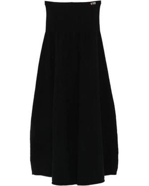 Extreme Cashmere Falda Acampanada De Cachemira - Negro