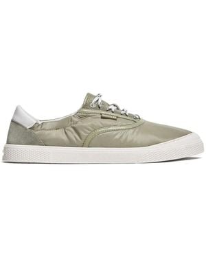 Moncler Quilted Paneled Sneakers - Green