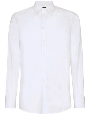Dolce & Gabbana Camicia Con Colletto Classico - Bianco