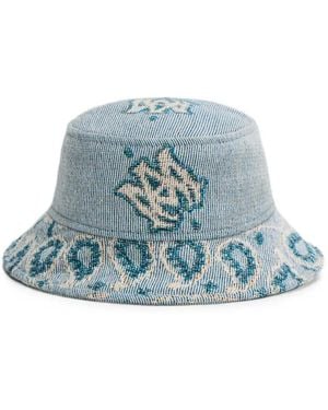 Amiri Paisley Ma Blanket Bucket Hat - Blue