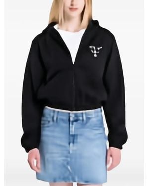 Guess Roberta Hoodie Mit Logo-Print - Schwarz