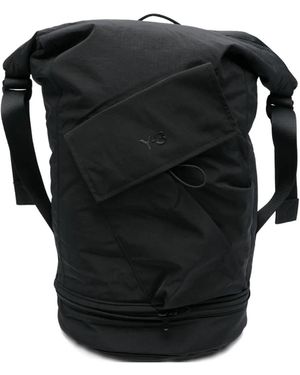 Y-3 Zaino Con Logo - Nero