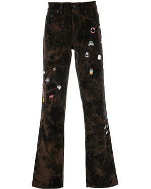 Haculla Pin-Detailed Loose-Fit Pants - Black