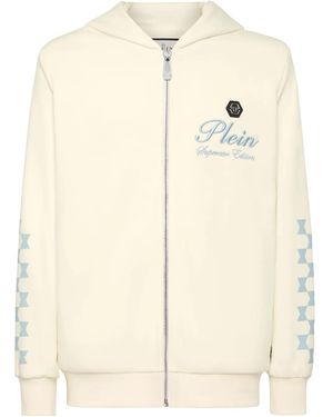 Philipp Plein Checkmate パーカー - ナチュラル