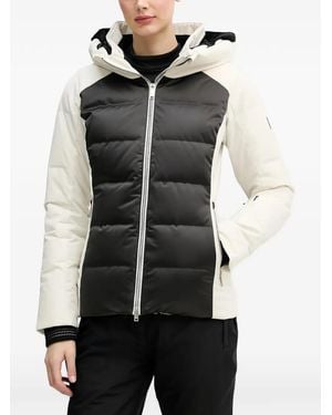 Descente Padded Hooded Ski Jacket - White