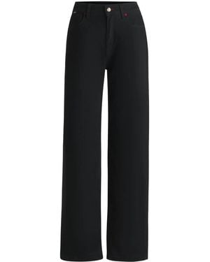 BOSS Straight-Leg Jeans - Black