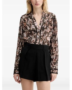 Guess Blusa Con Bottoni - Nero