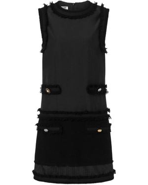 Moschino Stretch Boucle Dress - Black