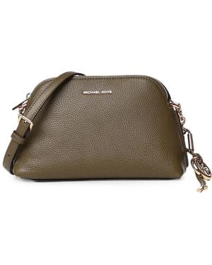 Michael Kors Sac Porté Épaule En Cuir Grainé - Brown