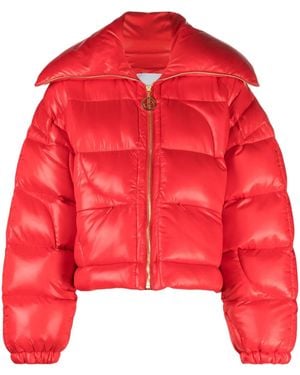 Patou Jp Short Puffer Jacket - Red