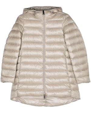 Herno Quilted Hood Jacket - Natural