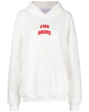 Giada Benincasa Ciao Amore Hoodie - White