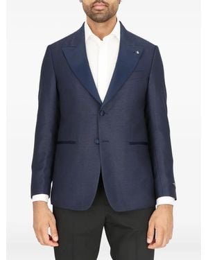 Scotch & Soda ショールラペル ジャケット - ブルー