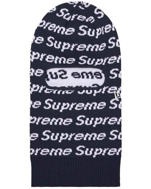 Supreme X New Era Repeat Balaclava - Blue