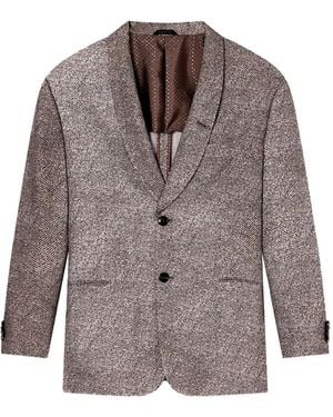 Giorgio Armani Einreihiges Sakko - Braun