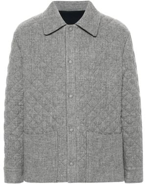 Gabriela Hearst Skye Paddock Quilted Jacket - Grey
