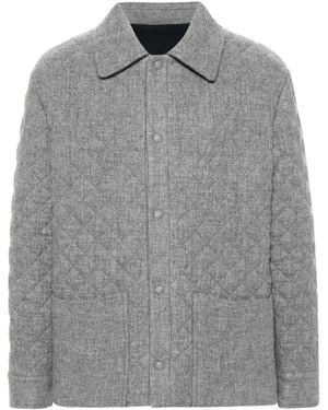 Gabriela Hearst Skye Paddock Quilted Jacket - Grey