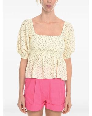 Notes Du Nord Floral-Print Blouse - Red