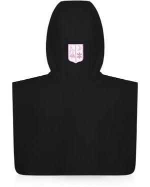Muzaradi Logo-Patch Cotton Hood - Black