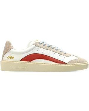 DSquared² スエードパネル スニーカー - ホワイト