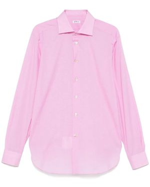 Kiton Camisa de algodón - Rosa