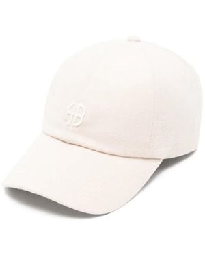Anine Bing Jeremy logo-embroidery cap - Neutro