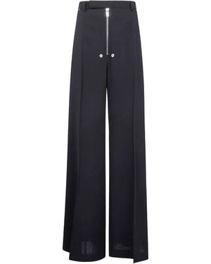 Rick Owens Belas Zip-Fastening Wide-Leg Pants - Blue