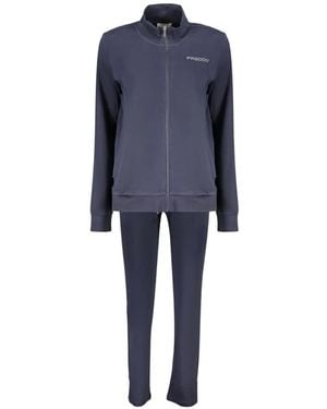 Freddy Tuta Sportiva Con Zip - Blu