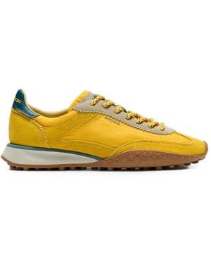 HOFF Bridge Mkii Suede-Panelled Trainers - Yellow