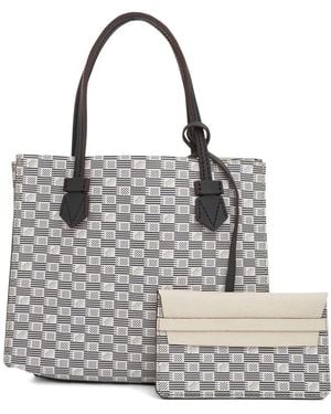 Moreau Bregancon Retractable-Handle Tote Bag - Gray