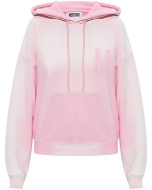 Moschino Hoodie À Motif Tie Dye - Pink