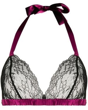 Gilda & Pearl Ella Silk Bra - Purple