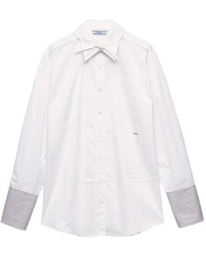 Prada Poplin Shirt - White