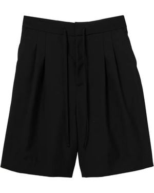 Fear Of God Wollen Ripstop Shorts - Zwart