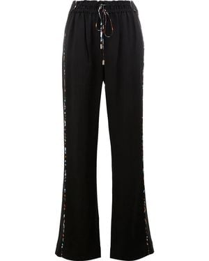 Peter Pilotto Wide Leg Drawstring Trousers - Nero