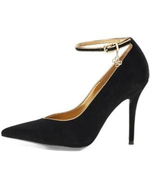 Guess Pointed-Toe Ankle-Strap Pumps - Black