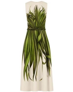 Designer Oscar De La Renta Floral Applique Halter Neck Dresses for Women -  Up to 65% off | Lyst