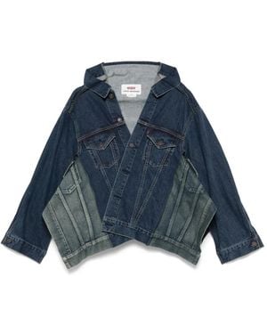 Junya Watanabe X Levi's パネル デニムジャケット - ブルー