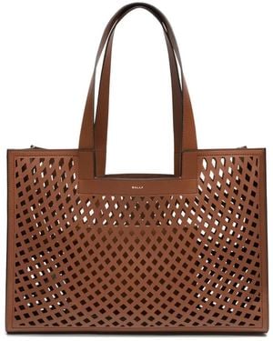 Bally Borsa Tote Easy - Marrone