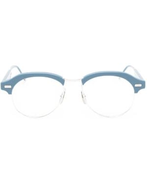 Thom Browne Round-Frame Sunglasses - White