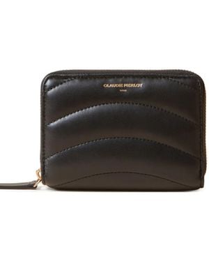 Claudie Pierlot Alba Quilted Wallet - Black