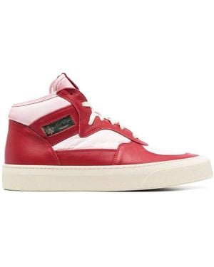 Rhude Cabriolets Hi-Top Trainers - Pink