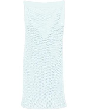 Jonathan Simkhai Elasticated-Waistband Midi Skirt - White
