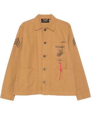 Alpha Industries Patch-Pocket Jacket - Natural