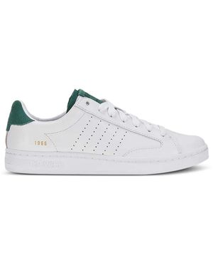 K-swiss Baskets Lozan Klub Lth À Empiècements Et Perforations - White