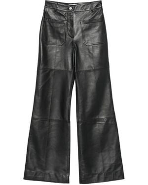 Victoria Beckham Patch-Pocket Trousers - Grey